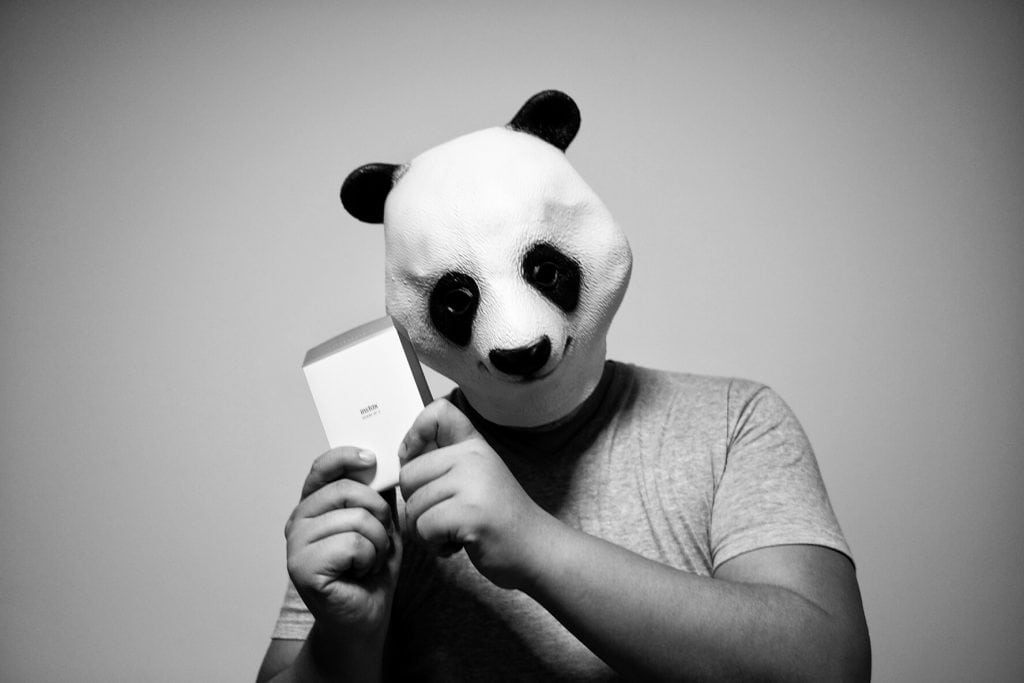 Fujifilm Instax Share Smartphone Printer SP-2 Finally Here 1 panda man holding on the Fujifilm Instax Share Smartphone Printer SP-2